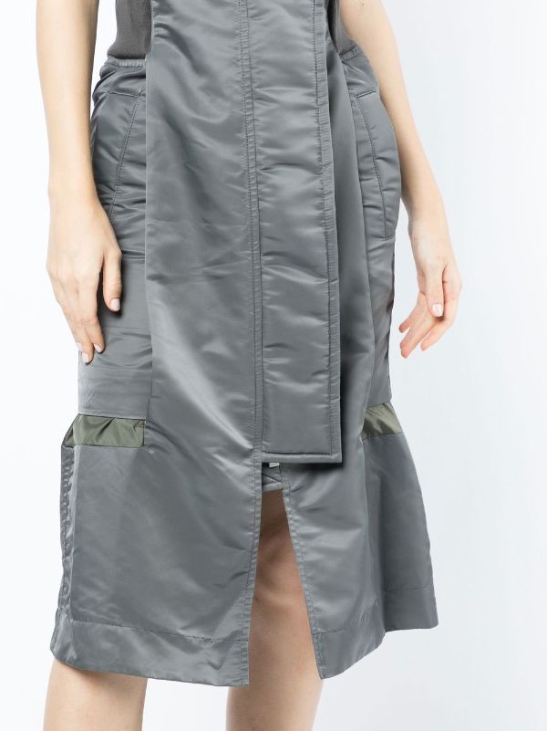 Sacai Padded high-waist Skirt - Farfetch