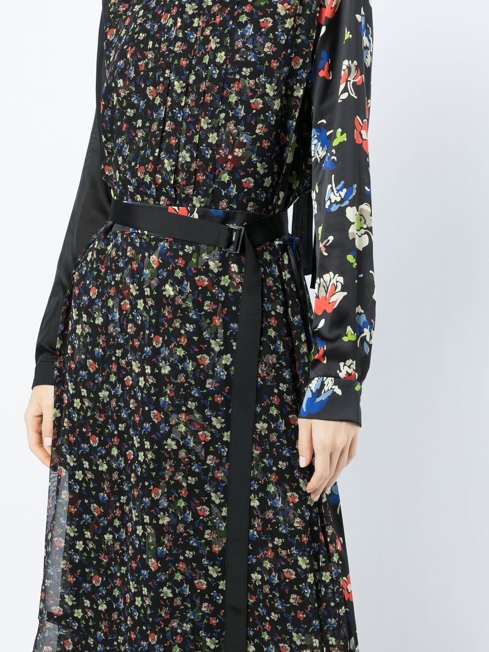 Sacai floral-print Maxi Dress - Farfetch