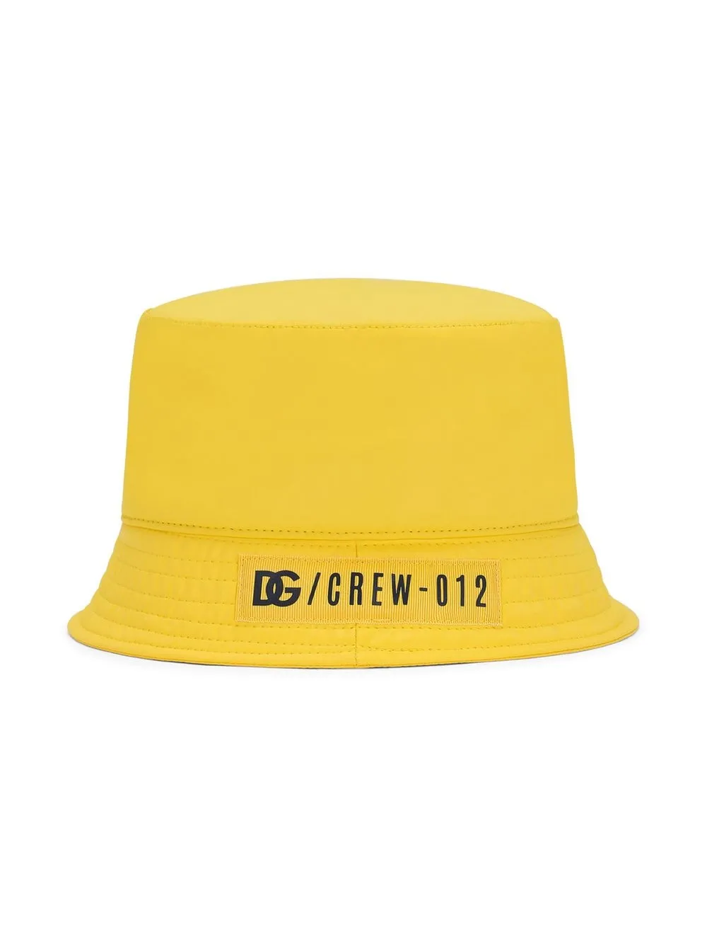 

Dolce & Gabbana Kids gorro de pescador con parche del logo - Amarillo