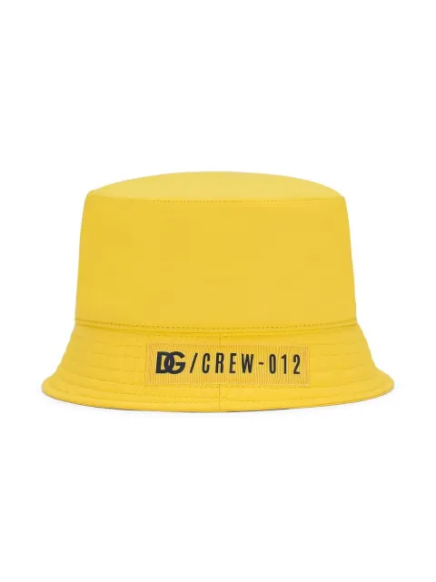 Dolce & Gabbana Kids logo-patch bucket hat 