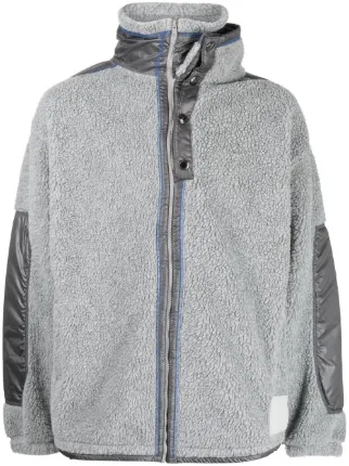 Y/Project double-collar Fleece Jacket - Farfetch