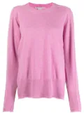Stella McCartney waterfall-hem fine-knit jumper - Pink