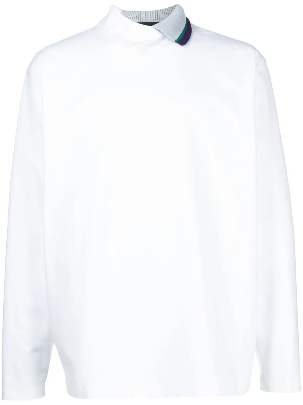 

Kolor contrasting-collar detail sweatshirt - White