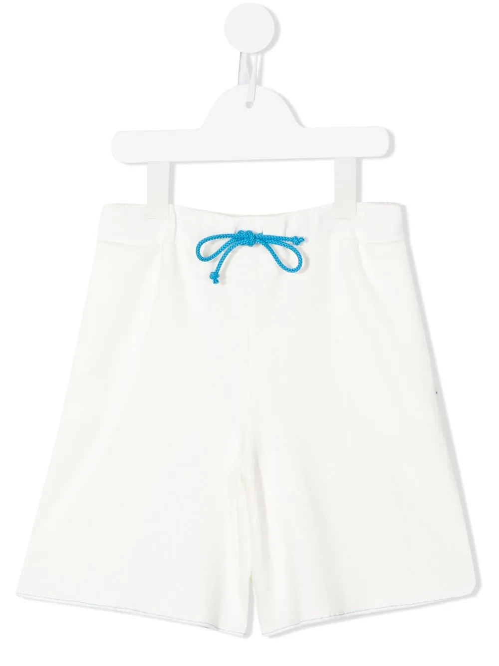 

The Row Kids high-waisted drawstring shorts - White