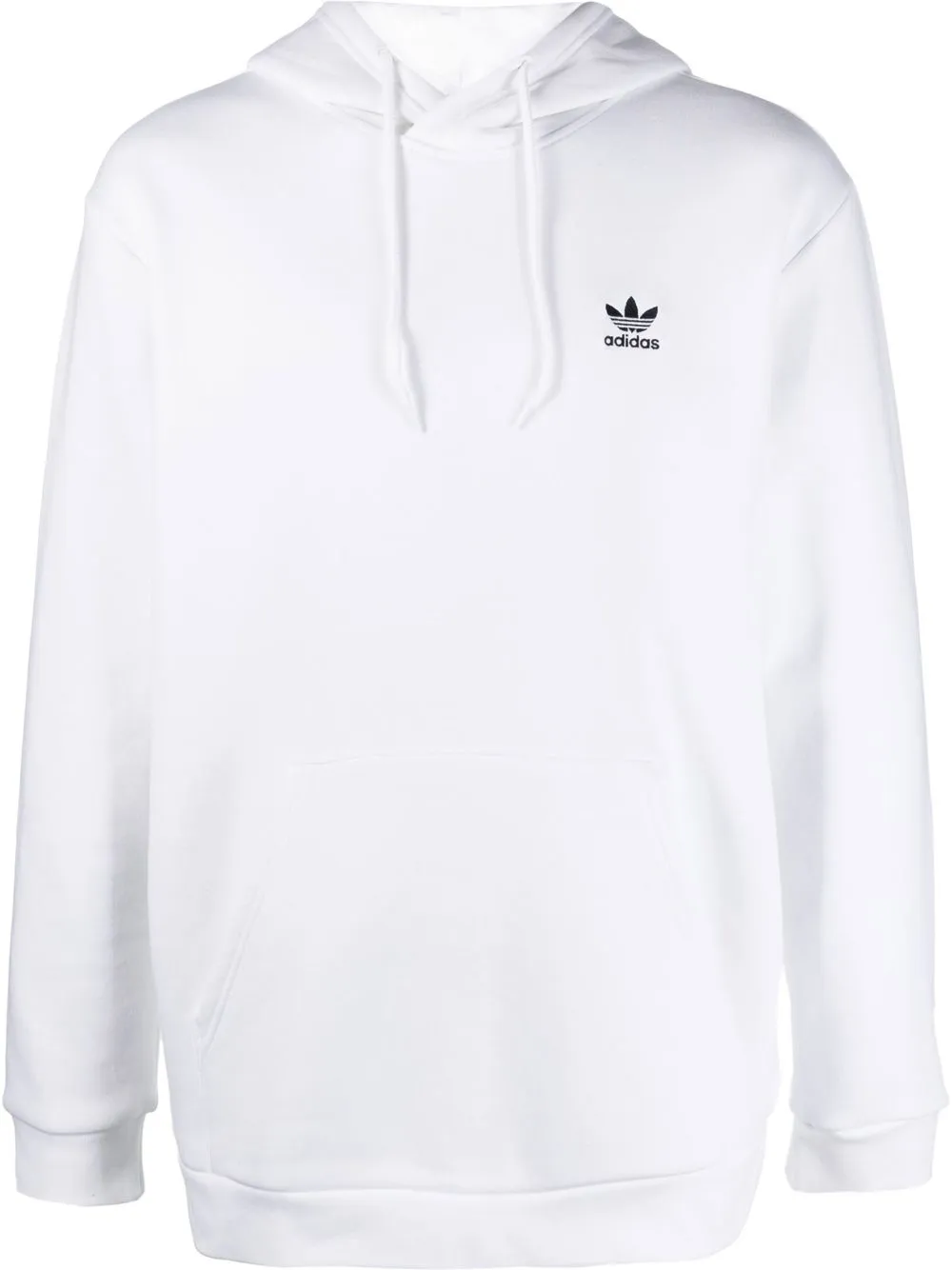 

adidas hoodie con logo bordado - Blanco