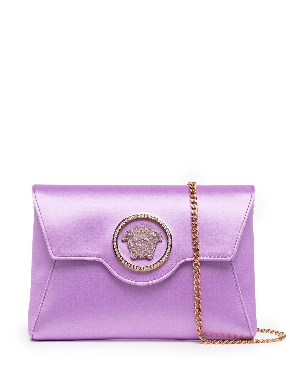 

Versace La Medusa envelope clutch - Purple