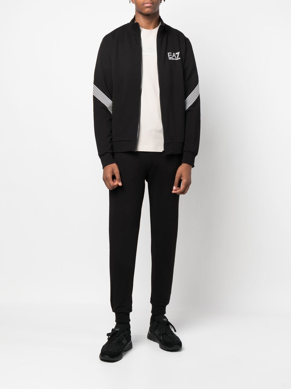 Ea7 Emporio Armani Logo Tracksuit Set Farfetch