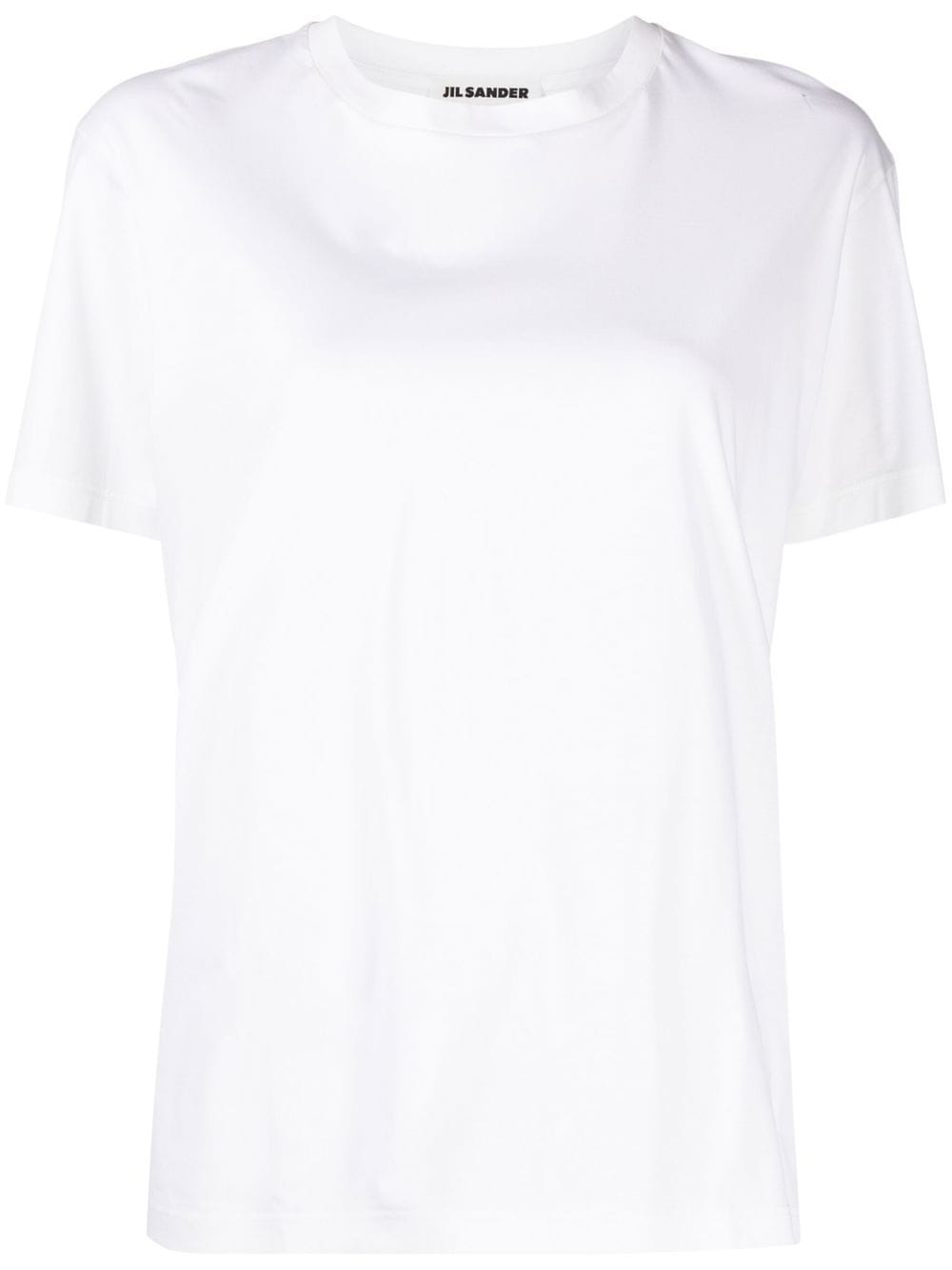 Shop Jil Sander Crew Neck Short-sleeved T-shirt In White