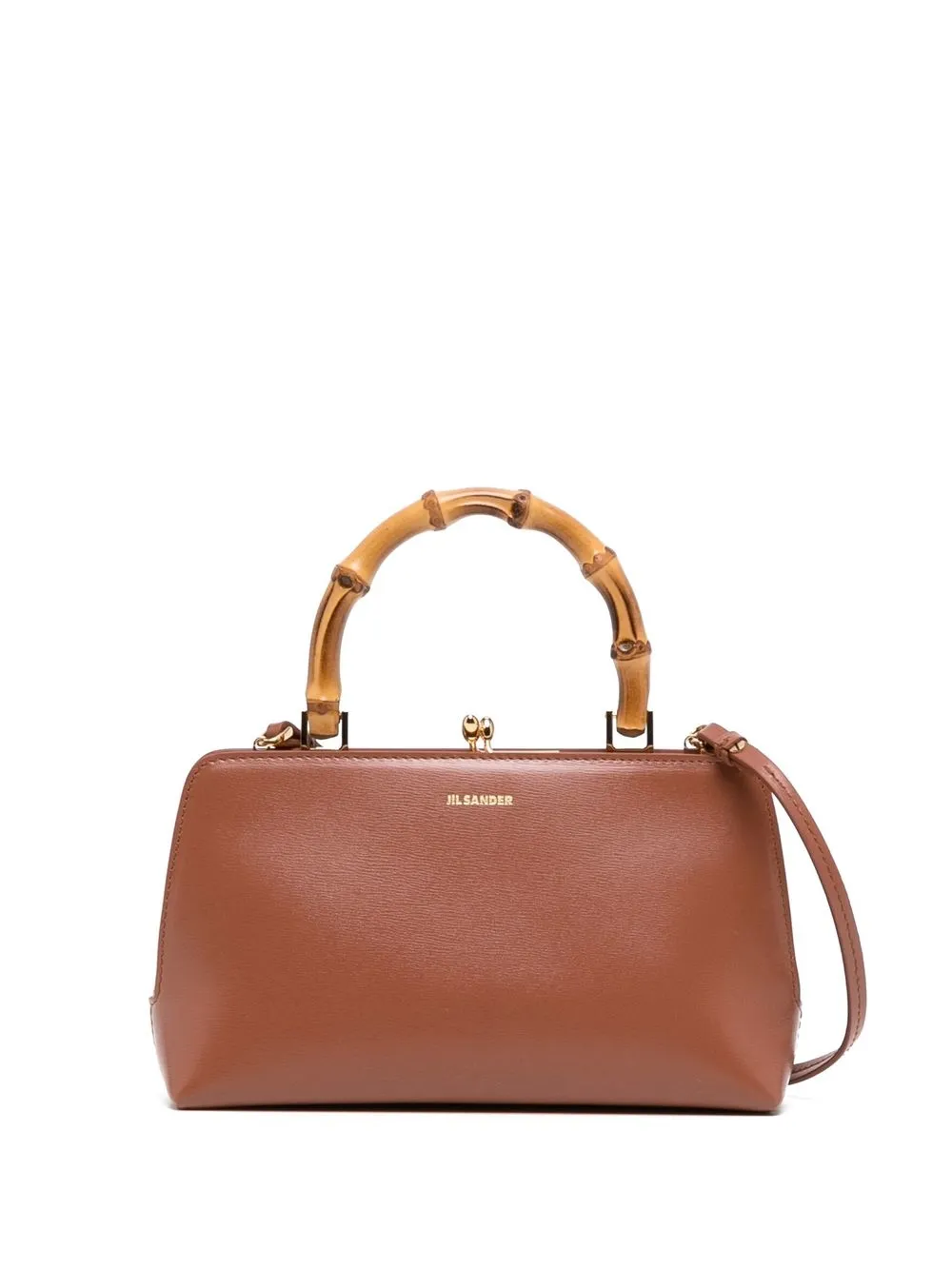 

Jil Sander Goji Square bamboo mini bag - Brown
