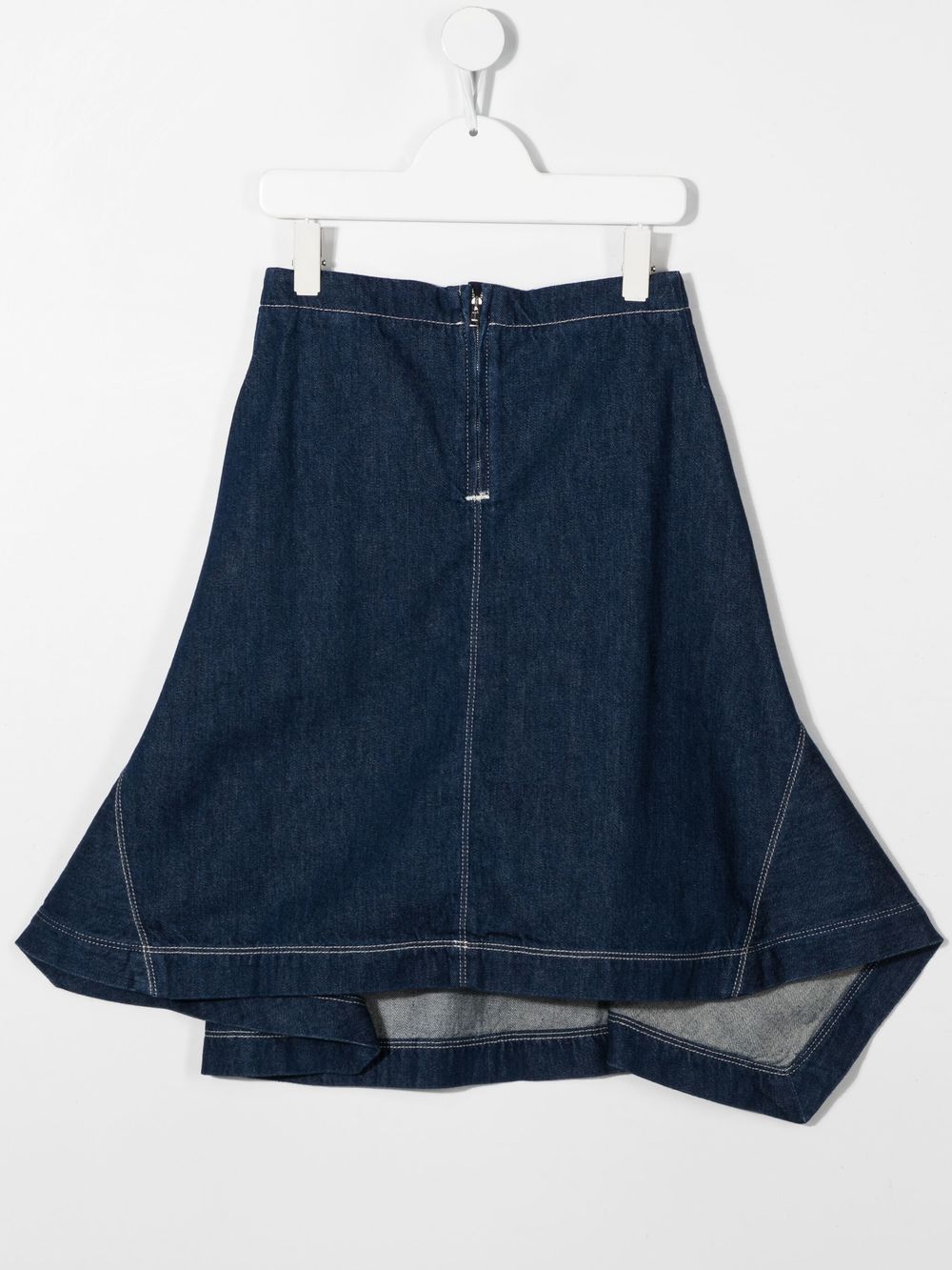 Marni Kids Asymmetrische spijkerrok - Blauw