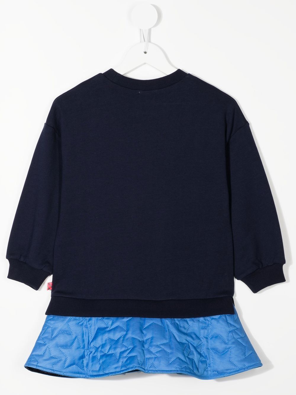 Billieblush Sweaterjurk met logoprint - Blauw