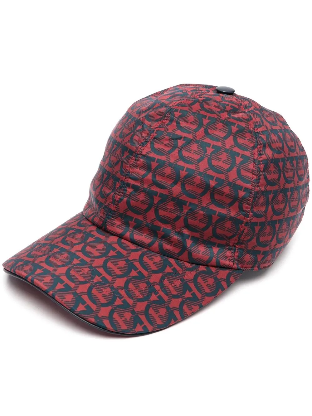 Ferragamo monogram-print Cotton Cap - Farfetch