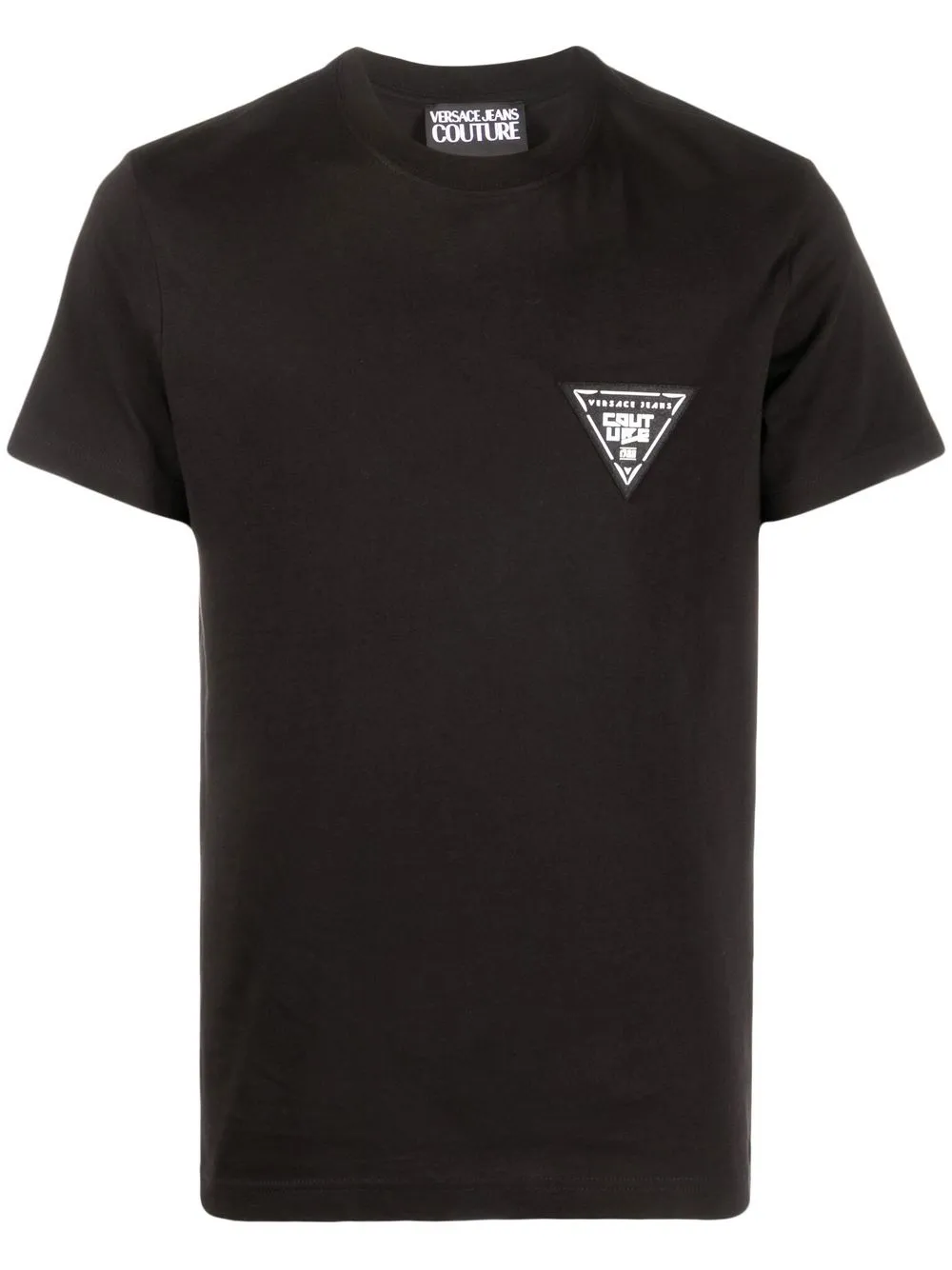 

Versace Jeans Couture logo-patch organic cotton T-shirt - Black