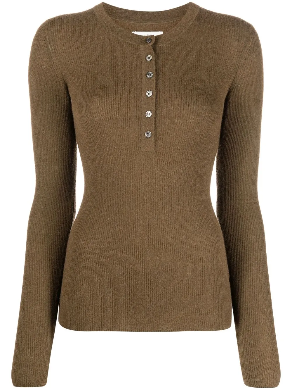 

Isabel Marant Étoile button-up knitted top - Green