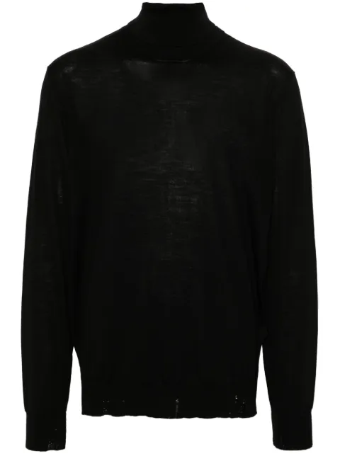 Golden Goose logo roll-neck jumper