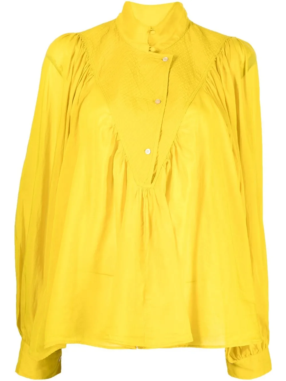 

Forte Forte bohemian long-sleeve shirt - Yellow