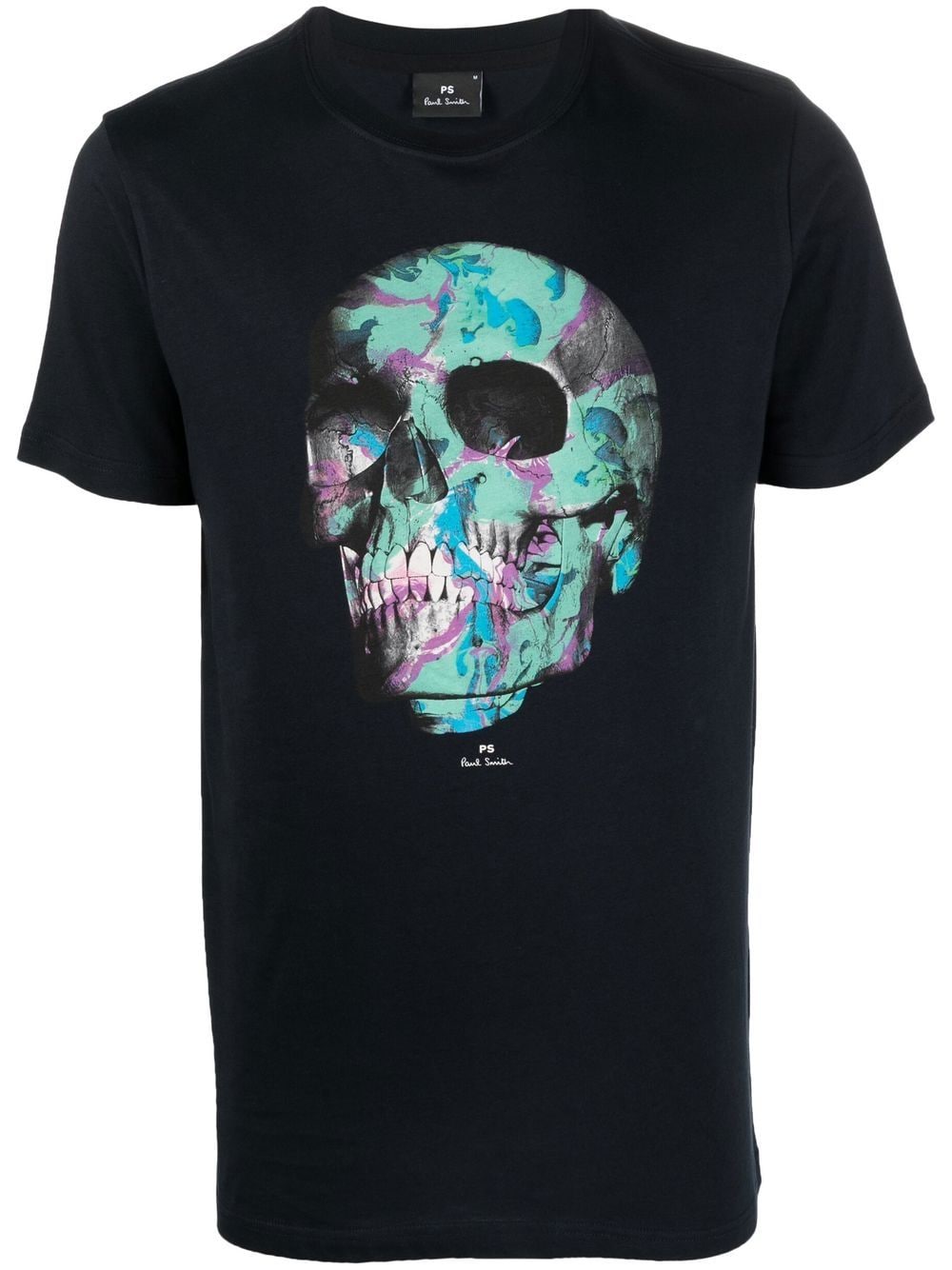 Paul Smith Skull-print organic-cotton T-shirt - Farfetch