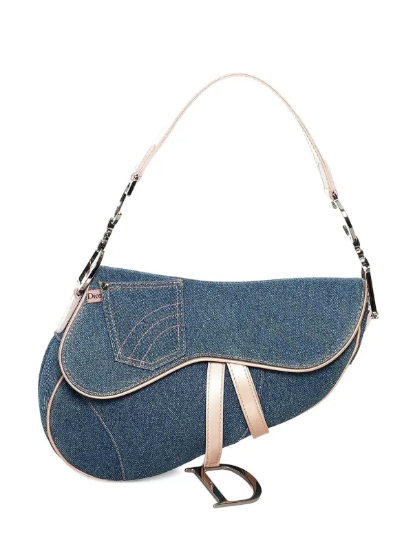 Christian Dior pre-owned Denim Saddle 