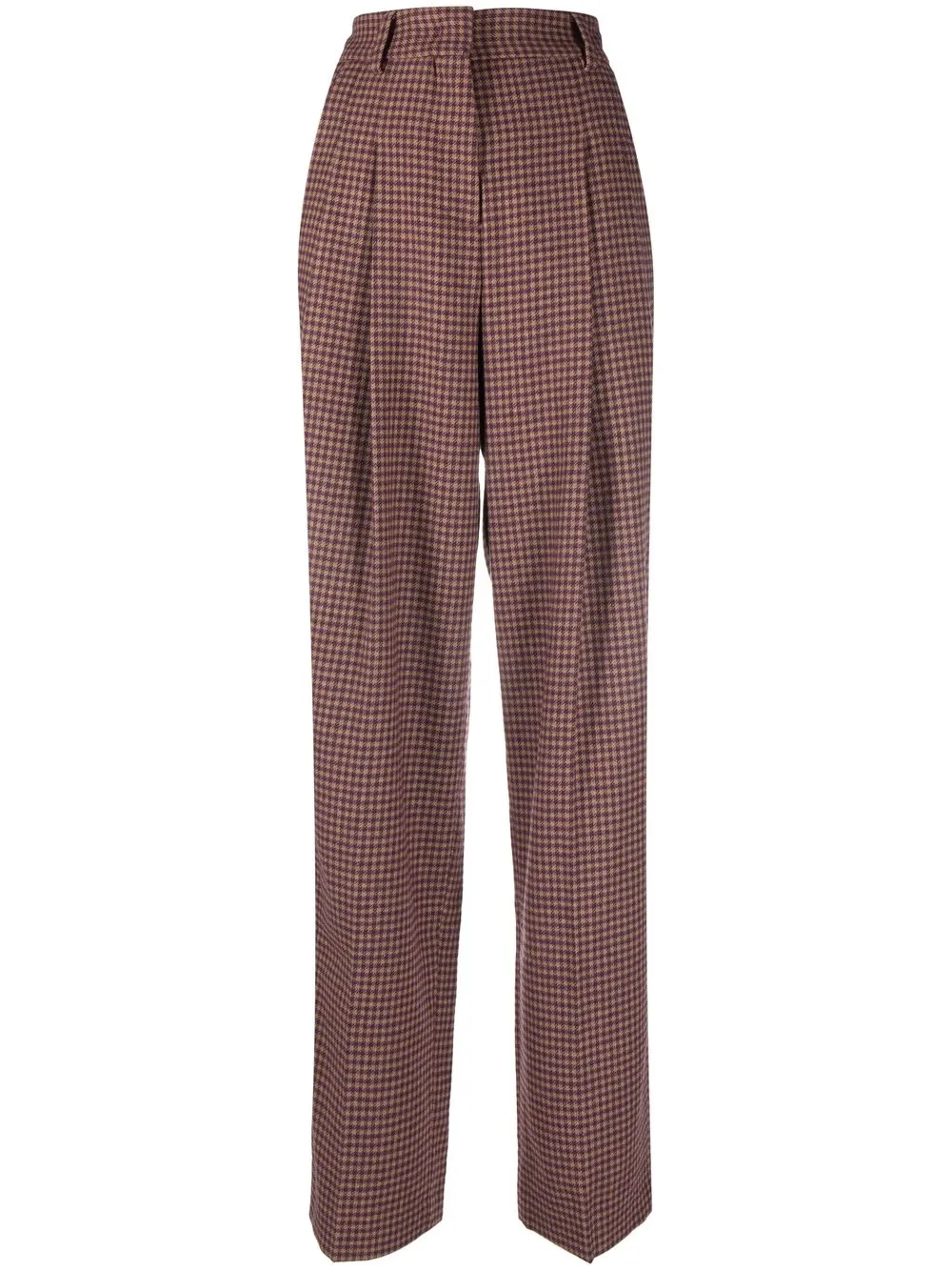 

Manuel Ritz high-waisted straight-leg trousers - Purple