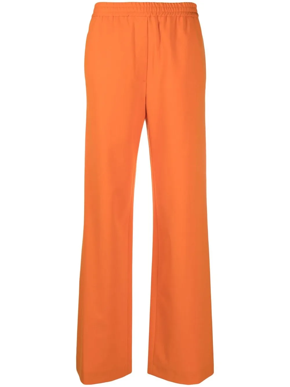 

Manuel Ritz elasticated-waist straight-leg trousers - Orange