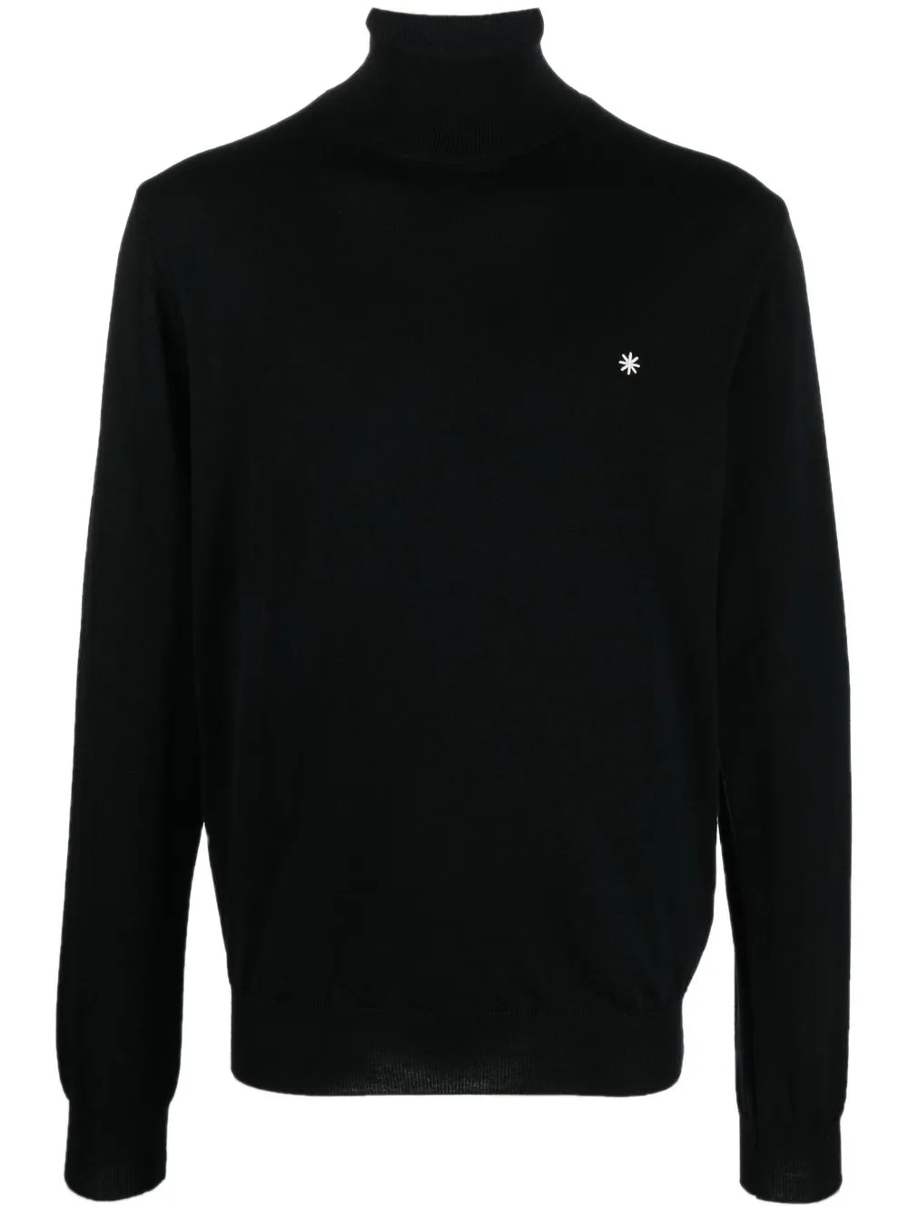 

Manuel Ritz merino wool roll neck sweater - Black