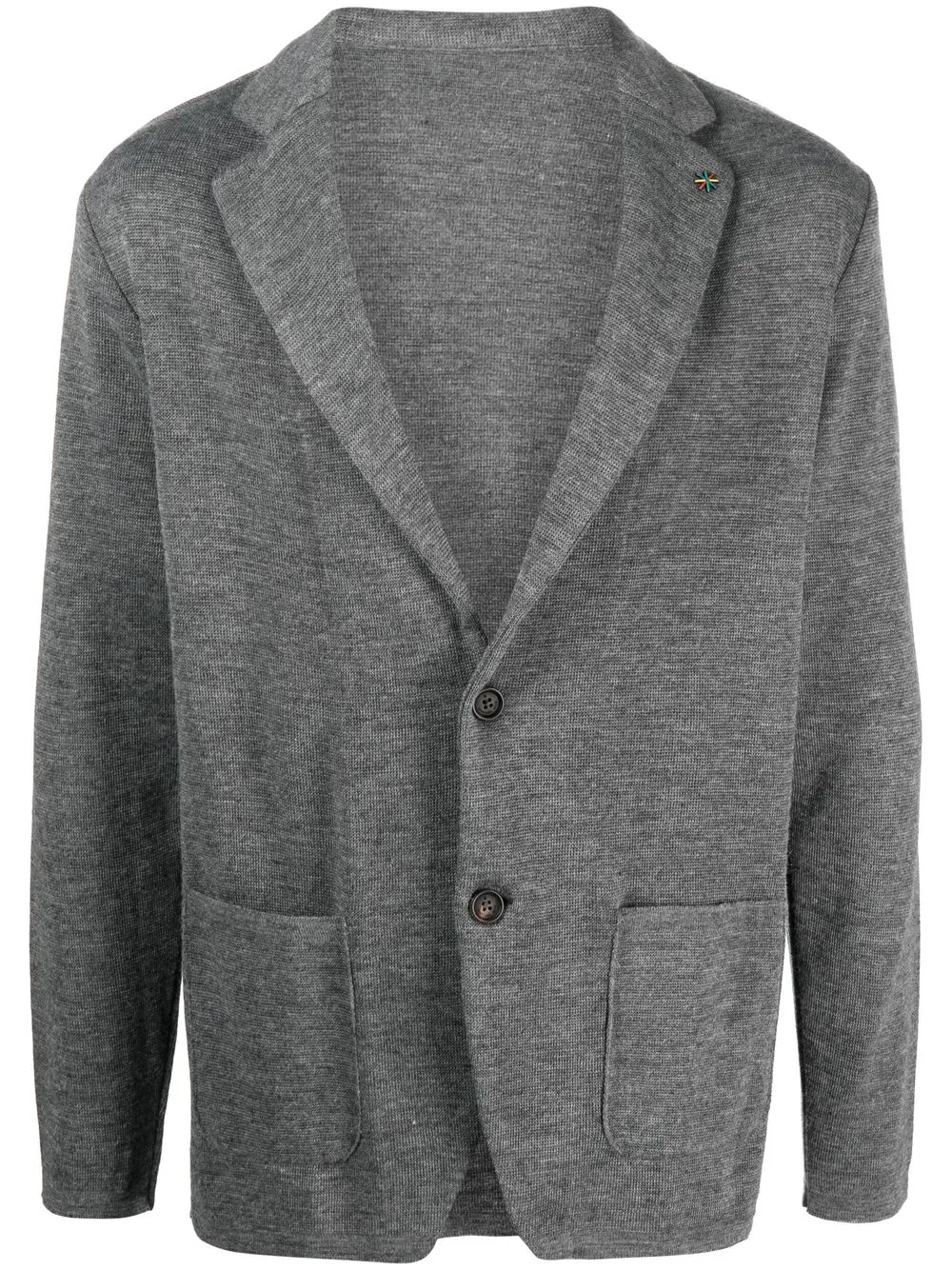 

Manuel Ritz blazer tejido con botones - Gris