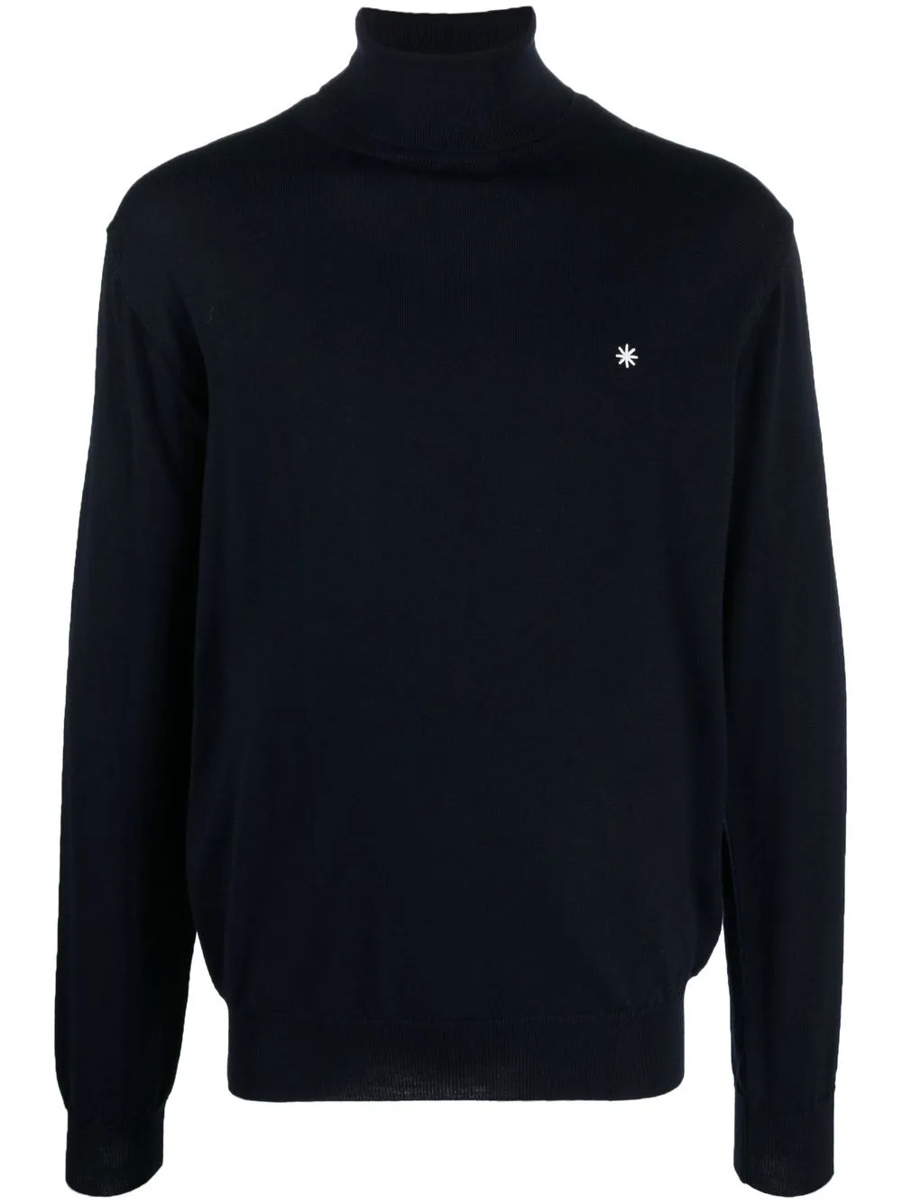 

Manuel Ritz merino wool roll neck sweater - Blue