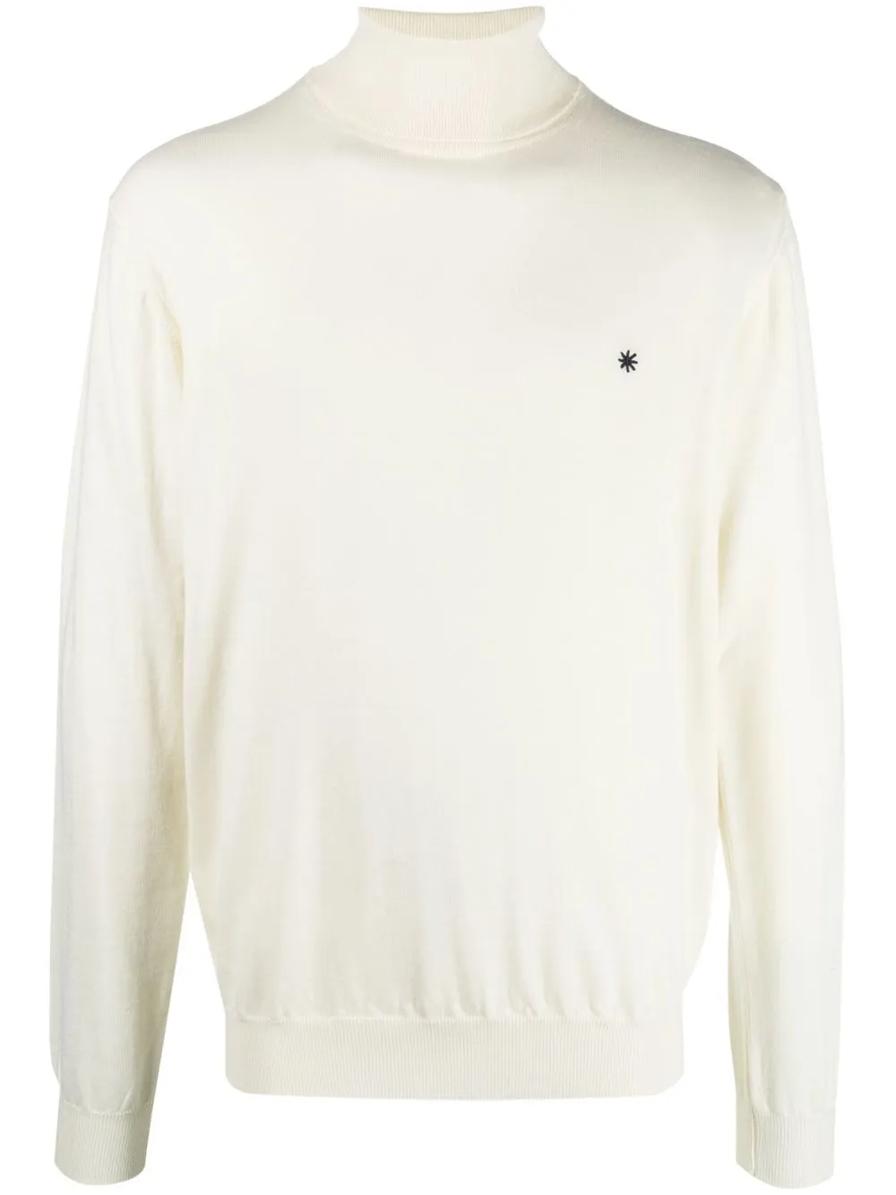 

Manuel Ritz merino wool roll neck sweater - White