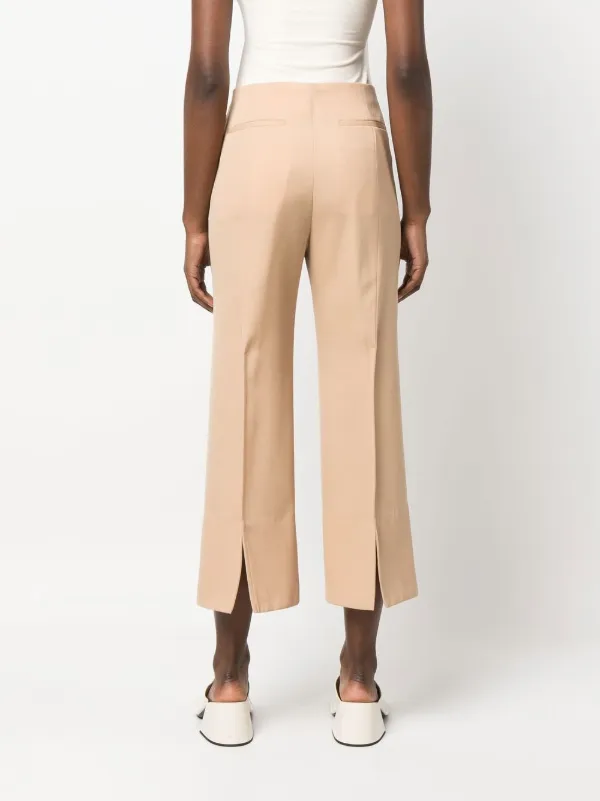 Jil Sander クロップドパンツ | ニュートラル | FARFETCH JP