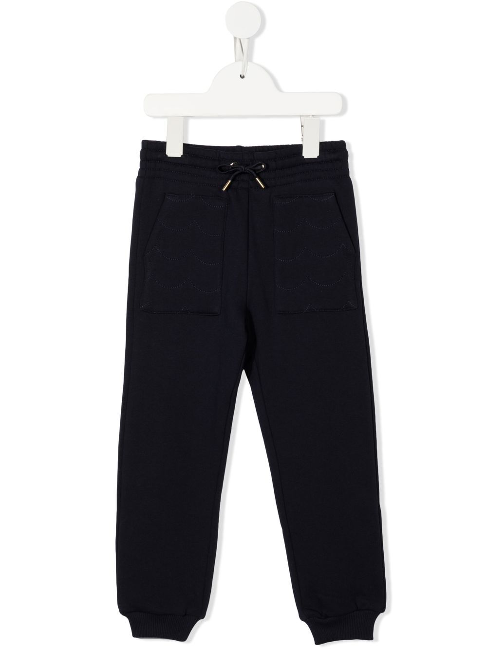 

Chloé Kids scallop-stitch detail joggers - 859