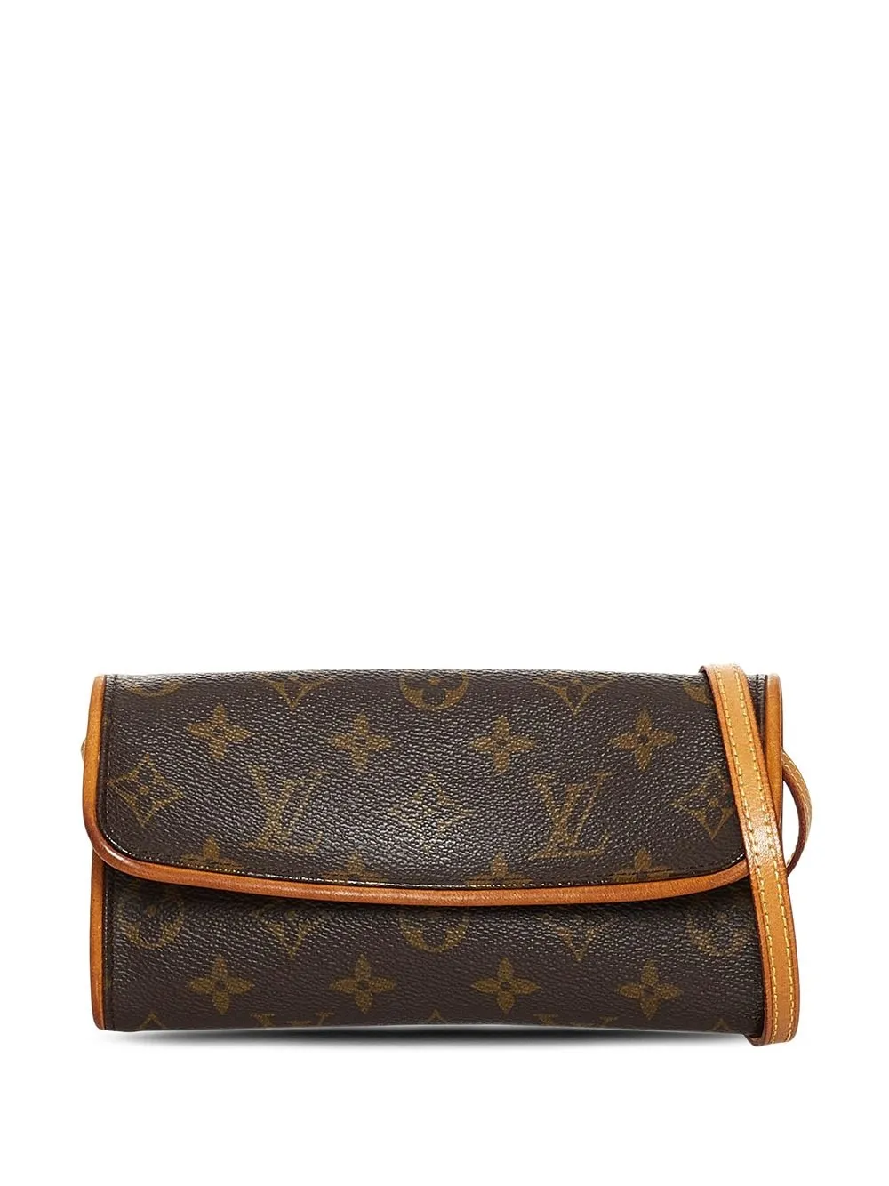 

Louis Vuitton 1999 pre-owned monogram Pochette Twin PM shoulder bag - Brown
