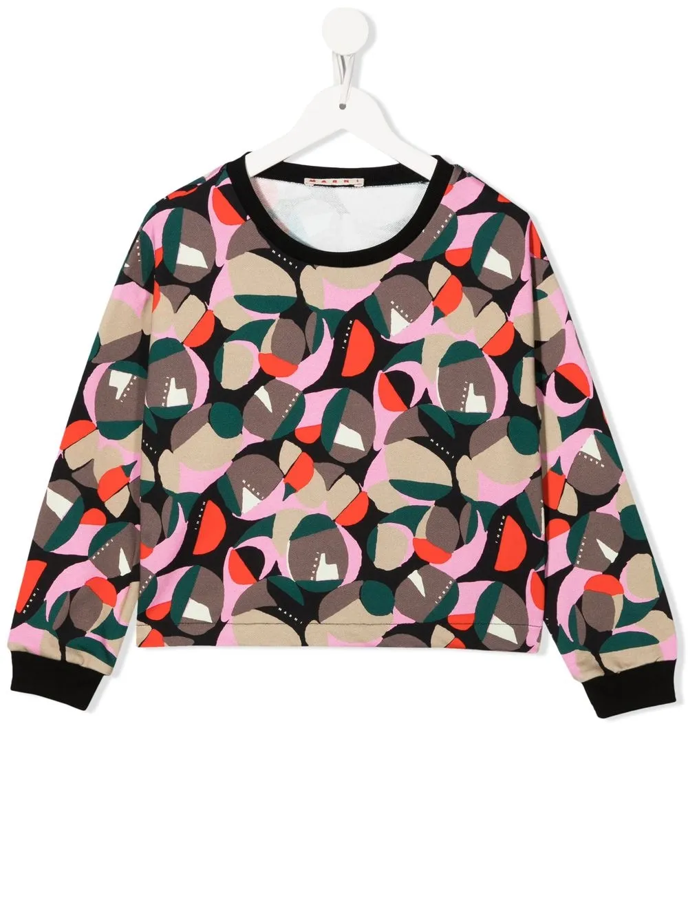 

Marni Kids graphic-print sweatshirt - Black