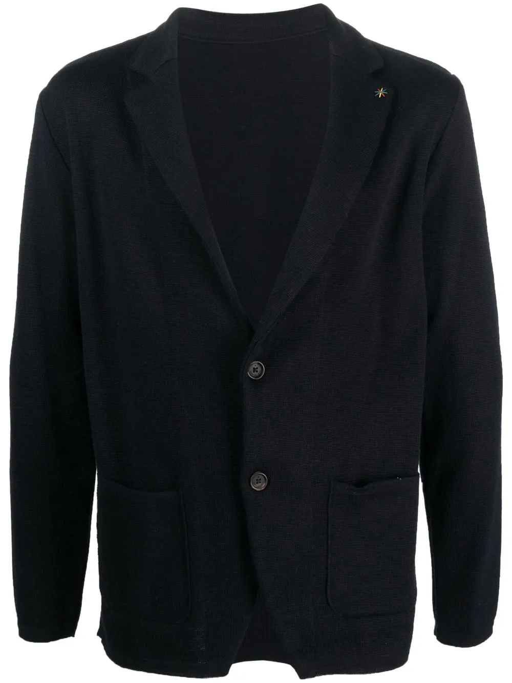 

Manuel Ritz blazer tejido con botones - Azul