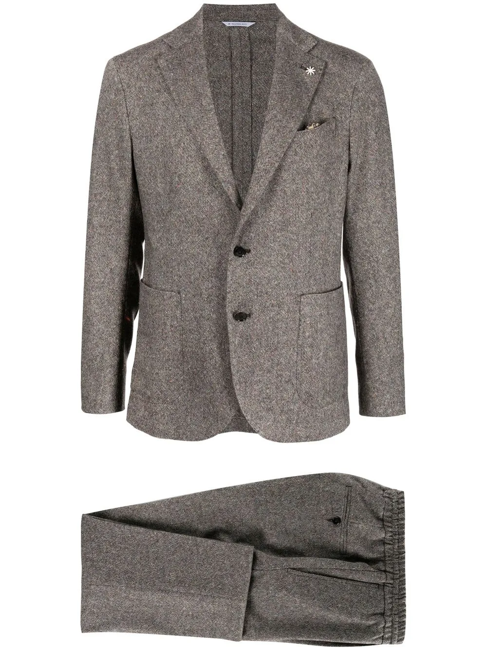 

Manuel Ritz two-piece single-breasted suit - Brown