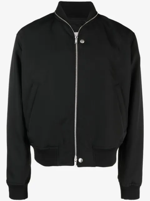 Jil Sander جاكيت بومبر صوف بسحاب