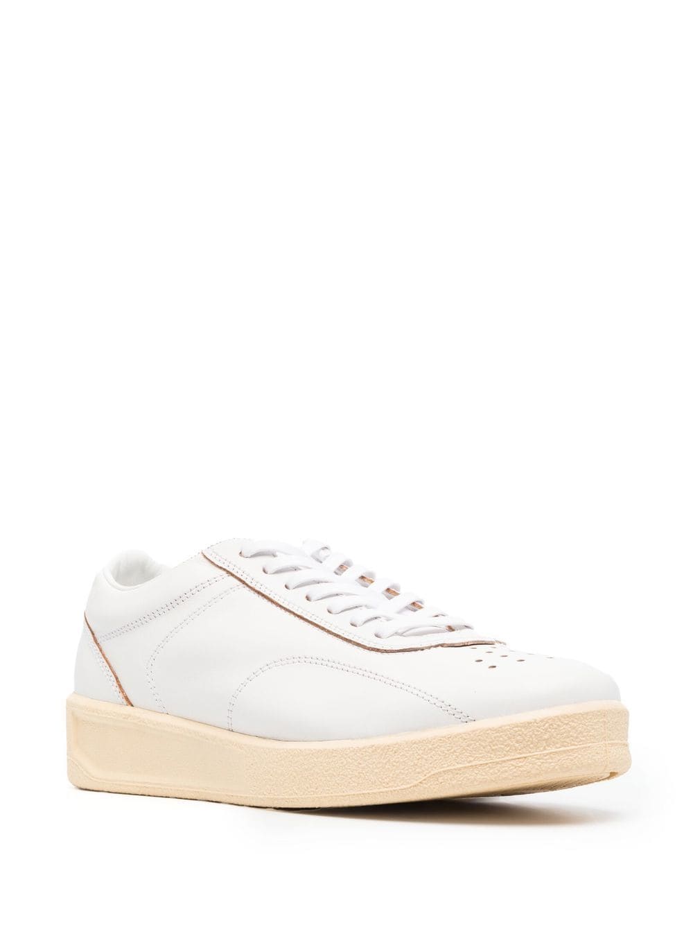 Jil Sander Low-top sneakers met logo - Wit