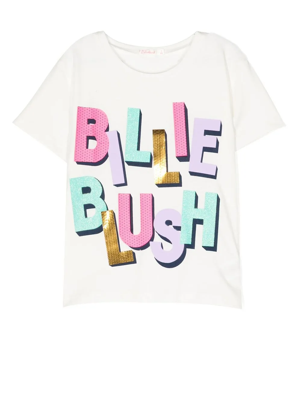 

Billieblush playera con logo estampado - Blanco