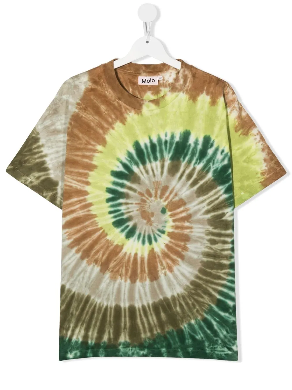 

Molo TEEN tie dye-print short-sleeved T-shirt - Green