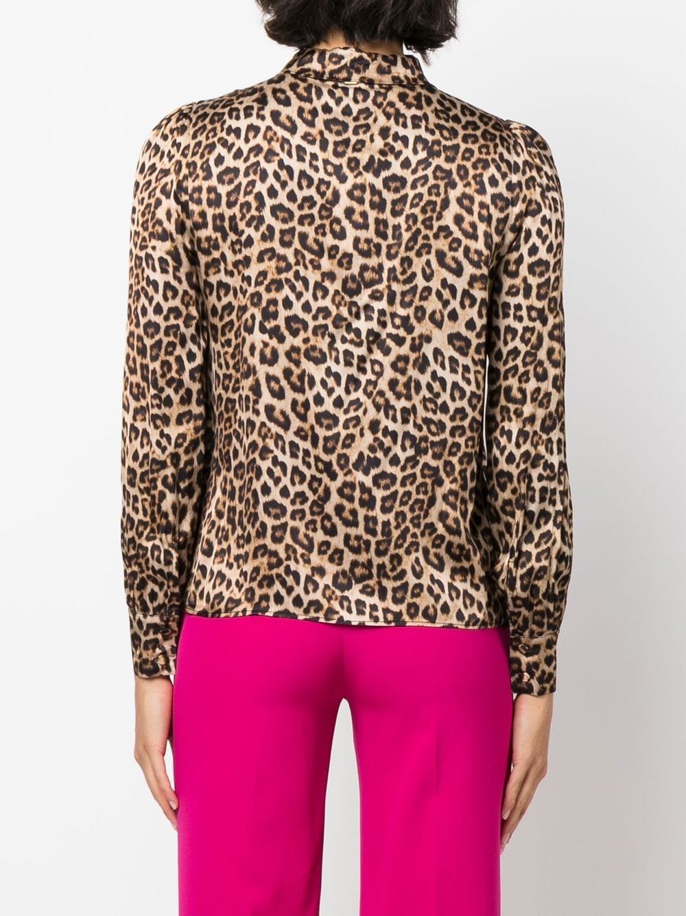 Twinset Leopard Print Button Up Shirt Farfetch 