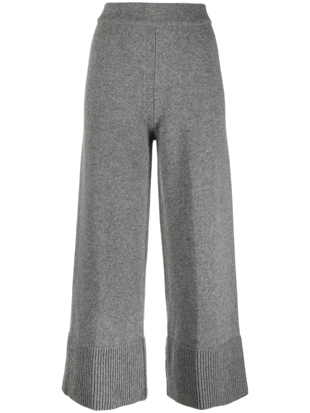 

Semicouture knitted wool-blend culottes - Grey