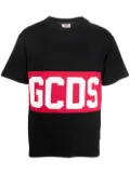 GCDS band logo-print T-shirt - Black