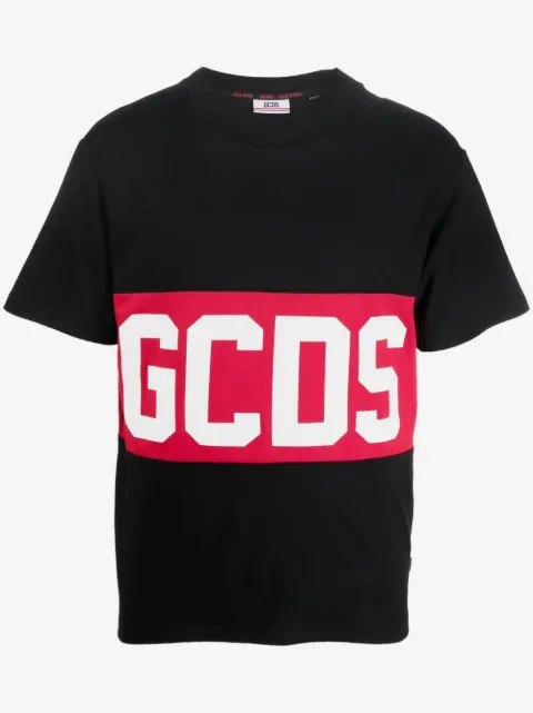 GCDS band logo-print T-shirt