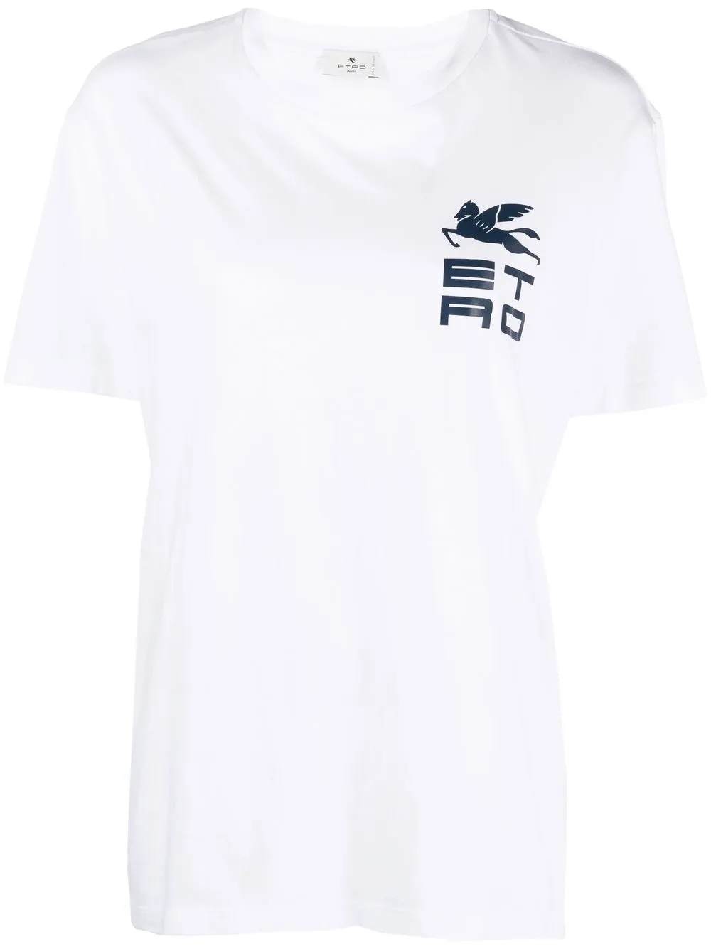 

ETRO logo-print short-sleeve T-shirt - White