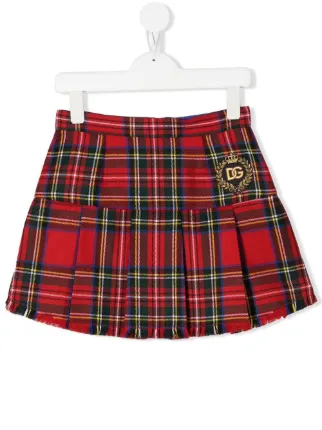 Dolce & Gabbana Kids ドルチェ＆ガッバーナキッズ チェック スカート 