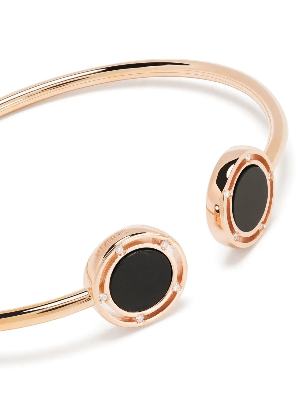  Damiani 18kt Rose Gold D.side Diamond Cuff - Pink 