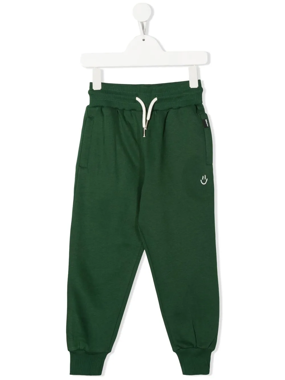 

Molo smiley face-print track pants - Green