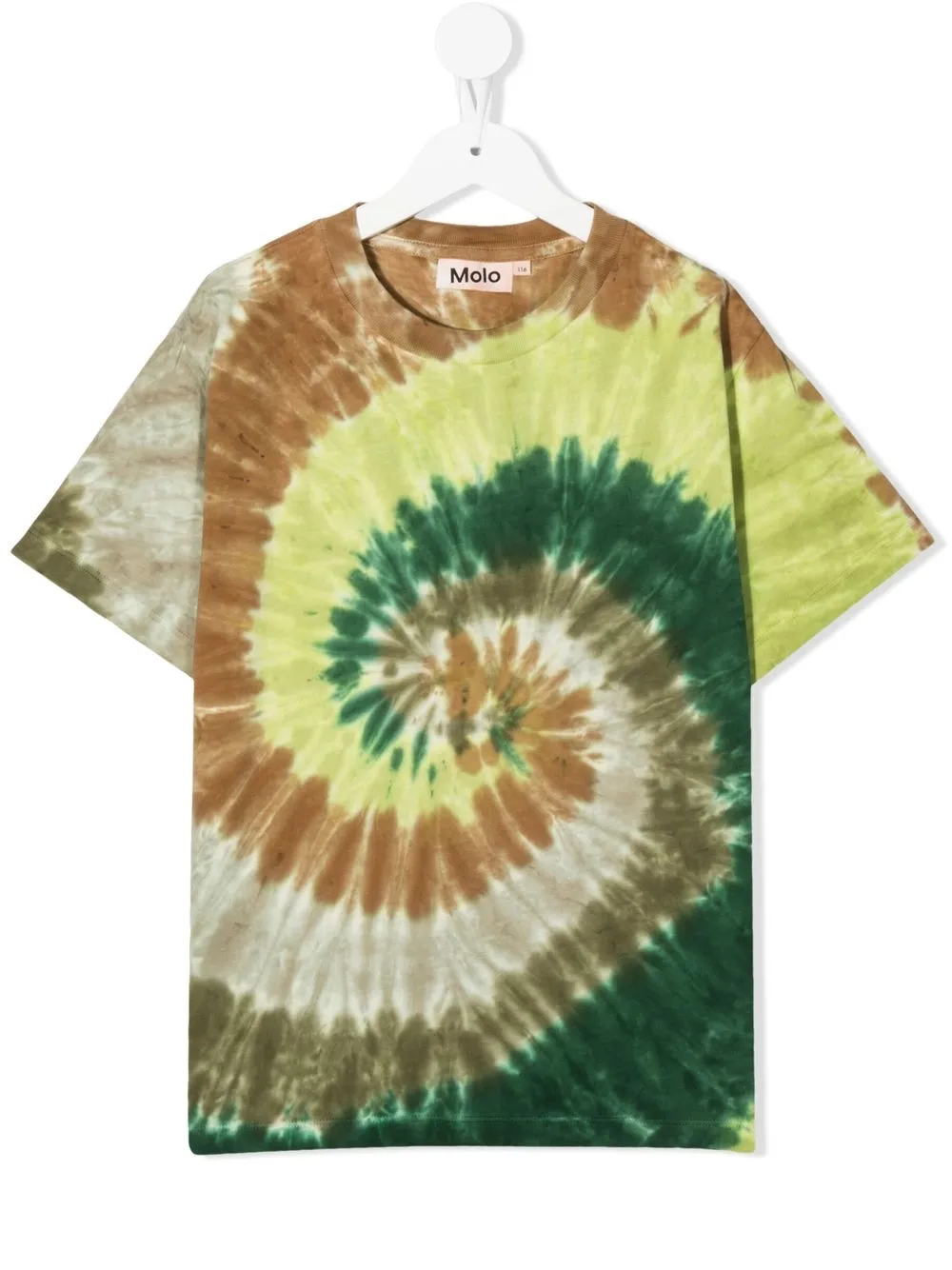 

Molo tie dye-print short-sleeved T-shirt - Blue