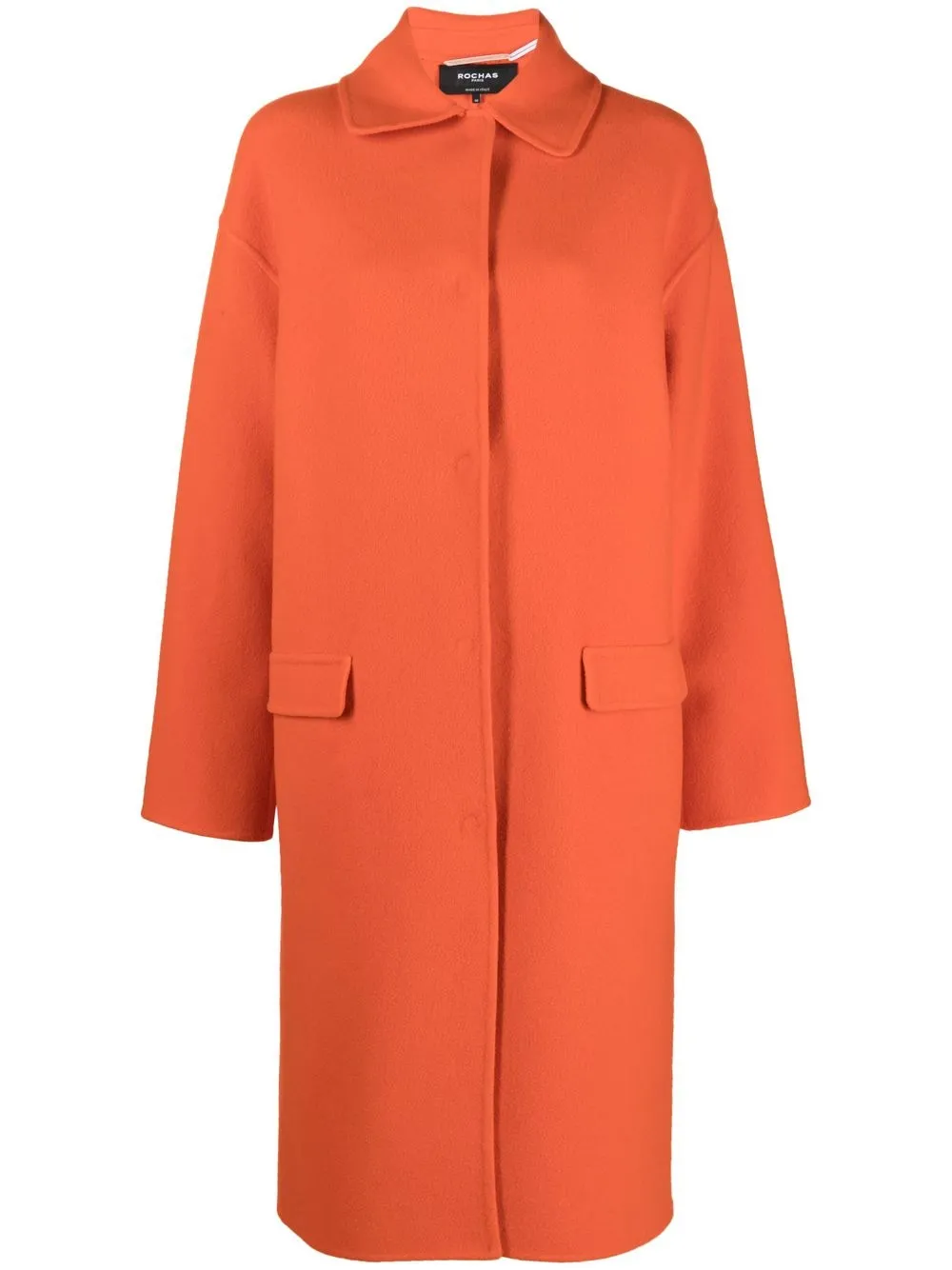 

Rochas abrigo Mantel con botones - Naranja