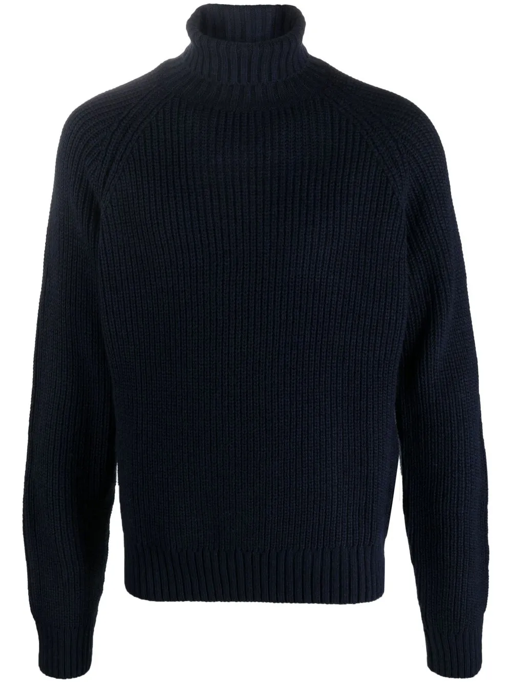 

Manuel Ritz ribbed-knit roll-neck jumper - Blue