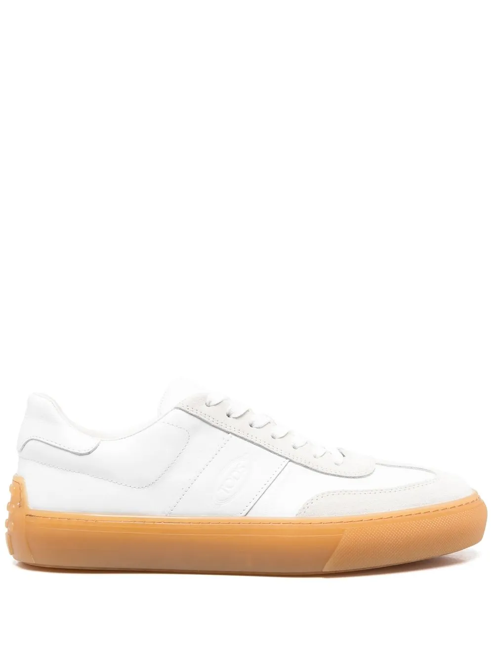 

Tod's tenis bajos con paneles - Blanco